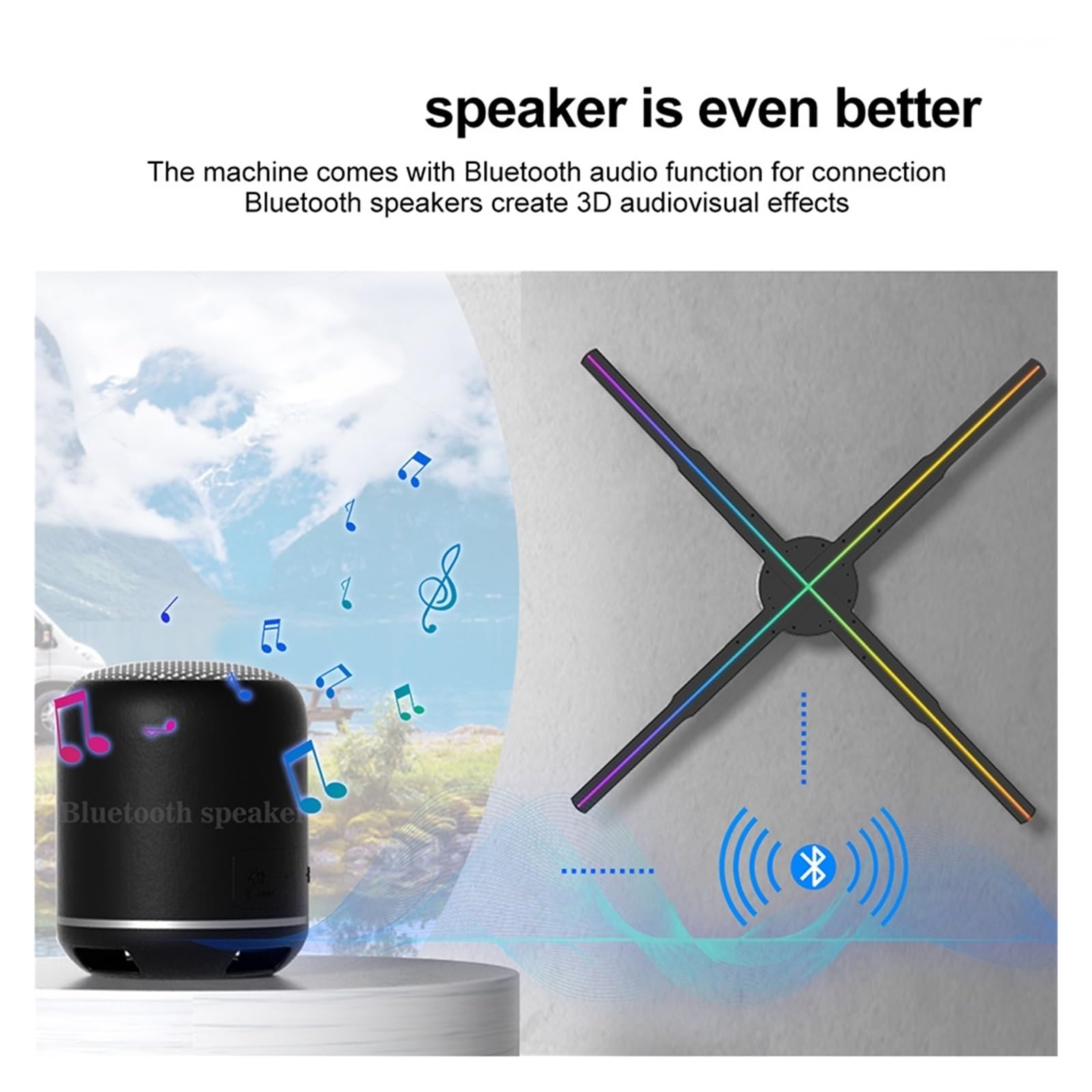 Wentylator z hologramem 3D 65cm Holograficzny Wentylator 768 Led Znak Neon HD 2000 * 1536 Rozdzielczość Gołym Okiem 3D Projektor Hd Nowe Światło Reklamowe