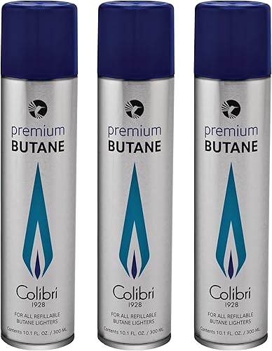 Miniatura 1 de Colibri Recambio de combustible de butano prémium para encendedores recipientes de repuesto de antorcha de butano 99999 de líquido de repuesto de