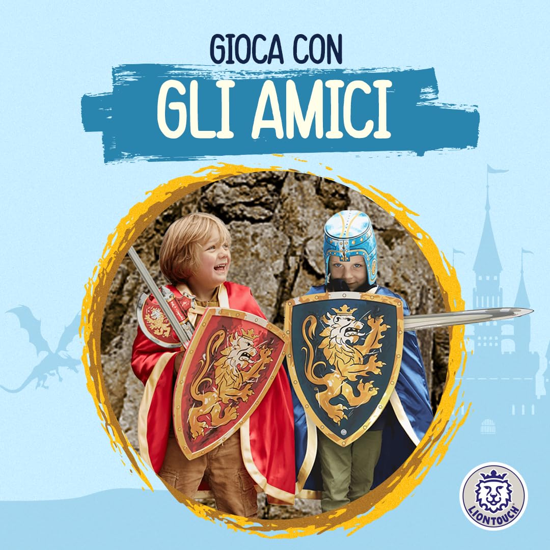 Liontouch Cavaliere Nobile Medievale Raso Giocattolo Mantello Per Bambini | Parte Di Una Linea Di Costumi Per Bambini