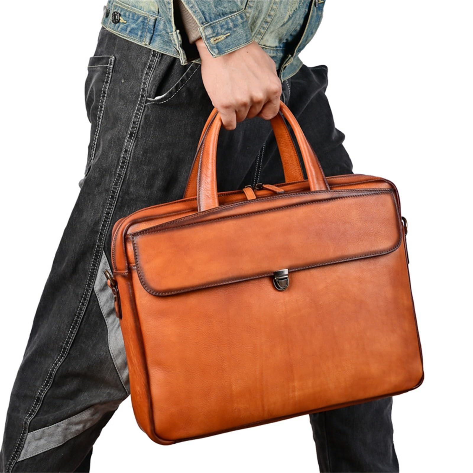 borsa a tracolla Borsa in pelle per uomo Borse per laptop in