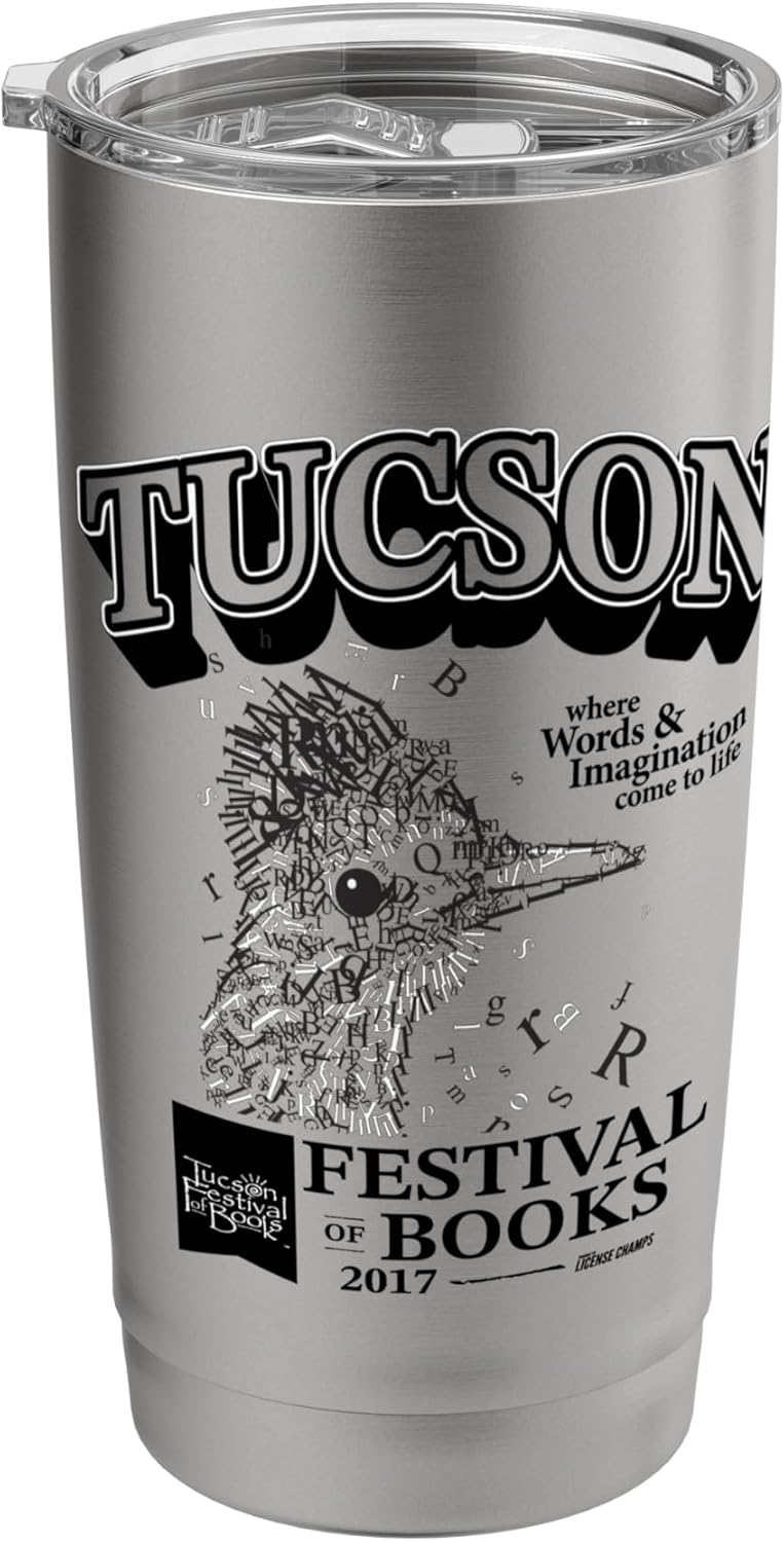 Tucson Festival of Books | TFOB 2017 | Roadrunner Mascot Stainless Steel Insulated Tumbler