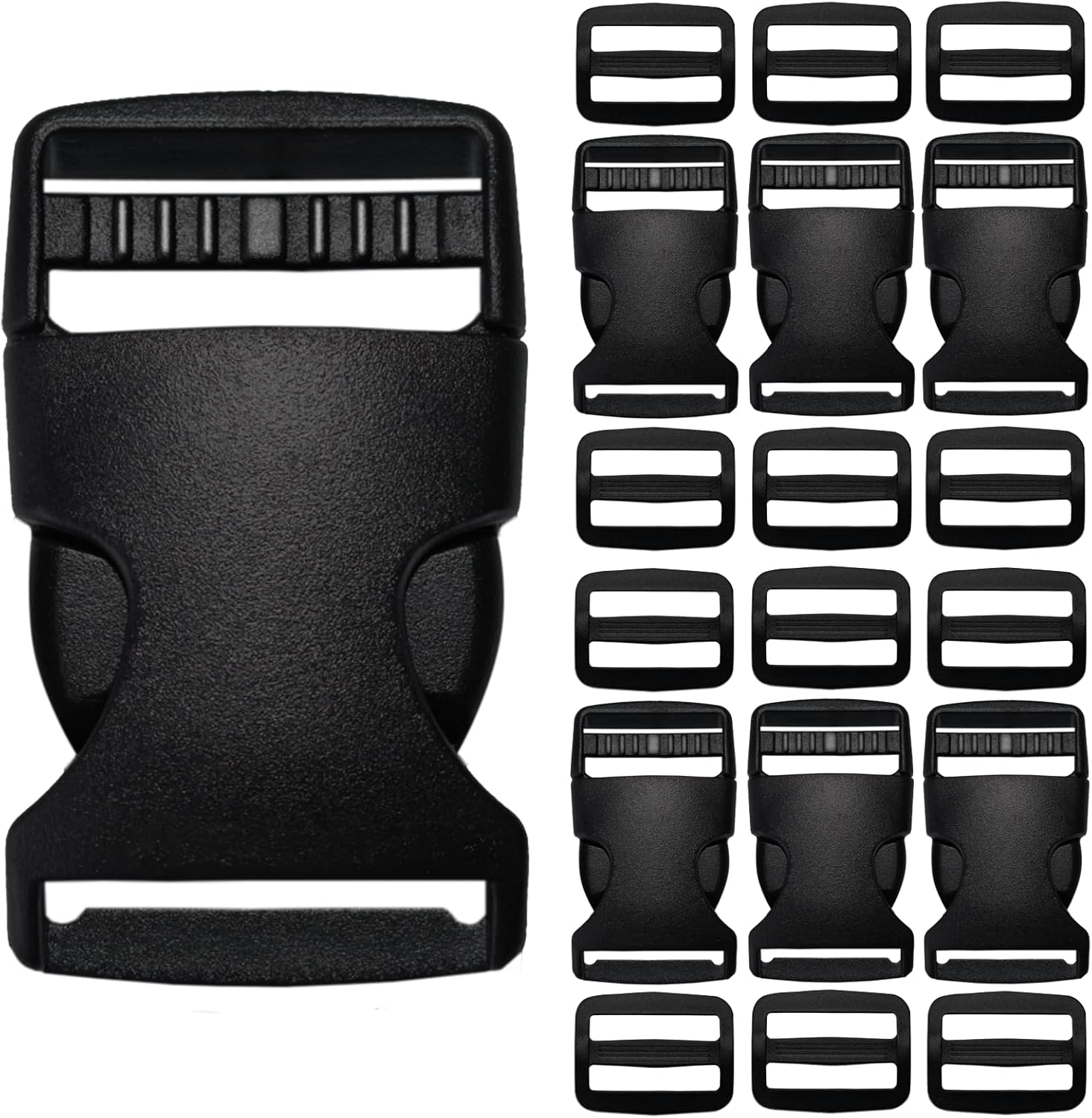 Buckles for Straps 1 Inch, Quick Side Release Plastic