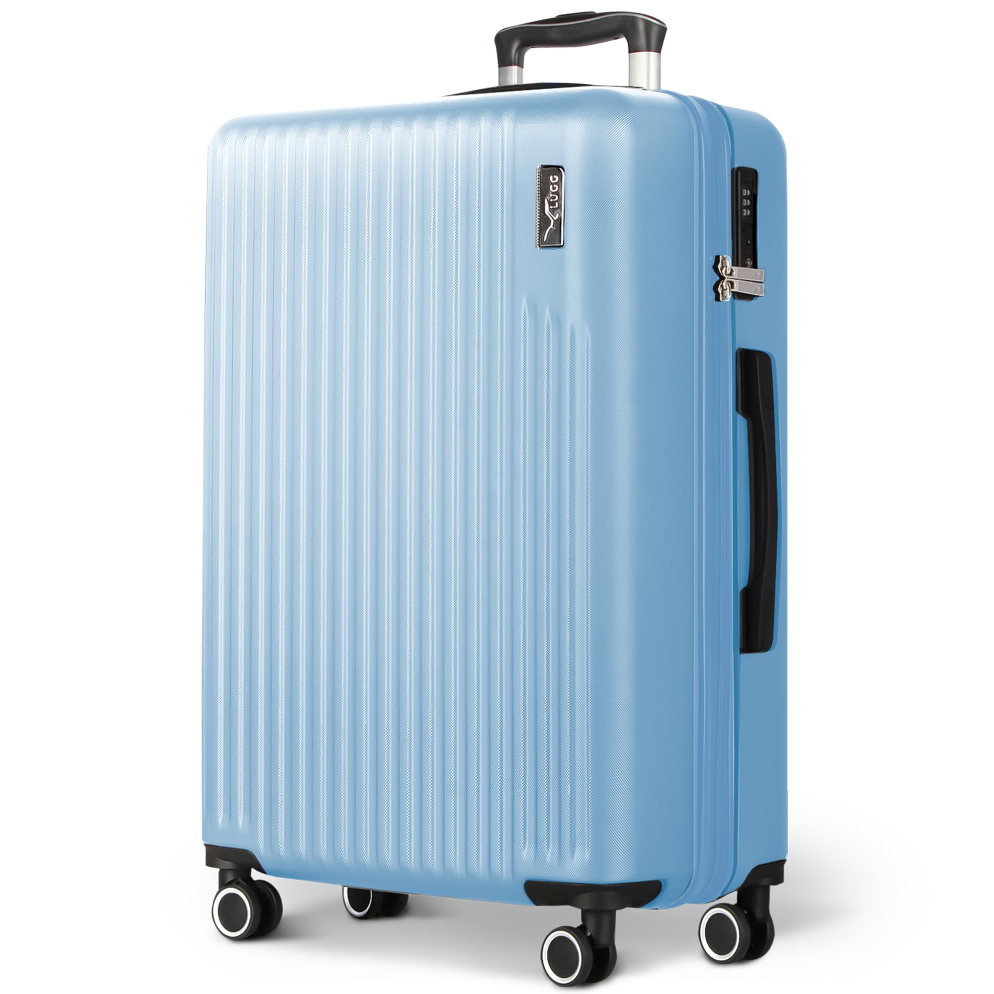 LUGG 20inch Vacay Suitcase ABS Luggage with TSA Indent Lock, Aluminium Trolley Handle, 360° Spinner Wheels, Water-Resistant & Durable Material - Airline Compatible (55 x 23 x 35cm) — view 14