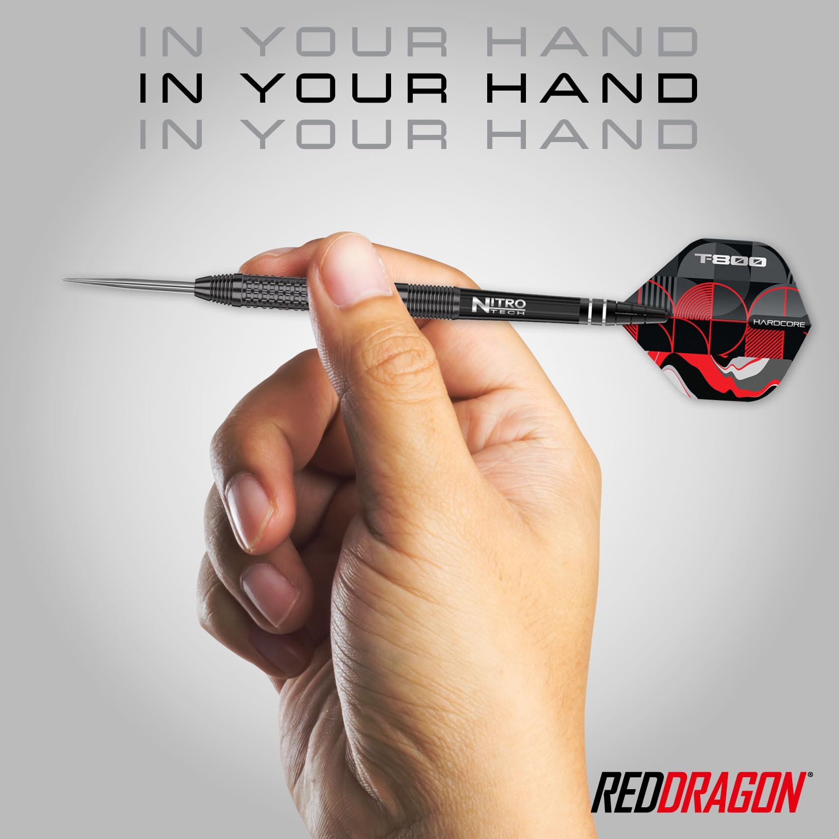 RED DRAGON Darts - Dragonfly 95 26g - 95% wolfraam professionele stalen tip dartset met dartpijlen en dartschachten (Stems