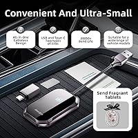 Vista 8 de Adaptador inalámbrico Android Auto – 5 GHz WiFi Plug & Play Dongle para coches con cable de fábrica, conexión instantánea para Android 10+, enlaces