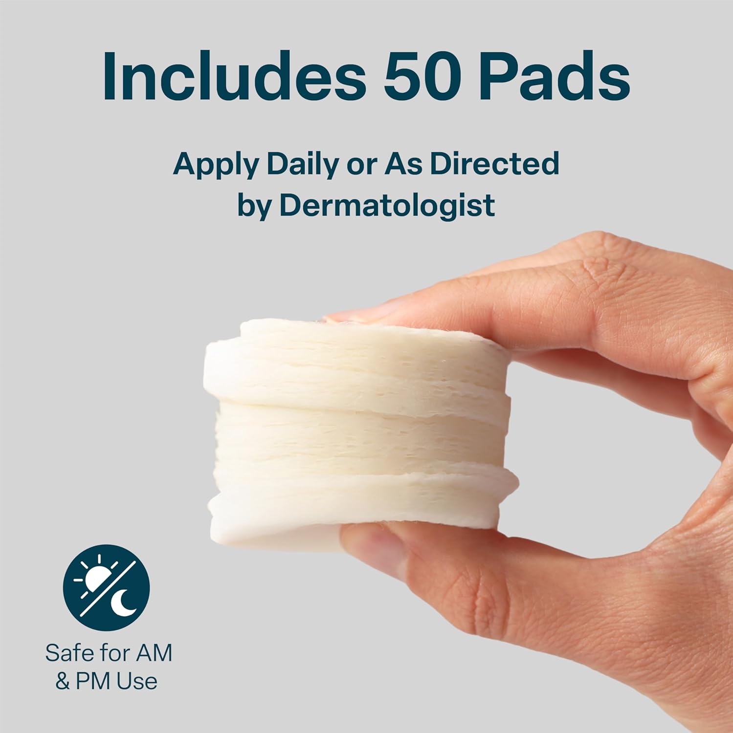 QRxLabs Pore Toner Pads with Salicylic Acid and Niacinamide - Helps Reduce the Look of Enlarged Pores, Makeup Prep - Skin Pore Resurfacing - Acne Treatment Clearing - Daily Pads - 50ct