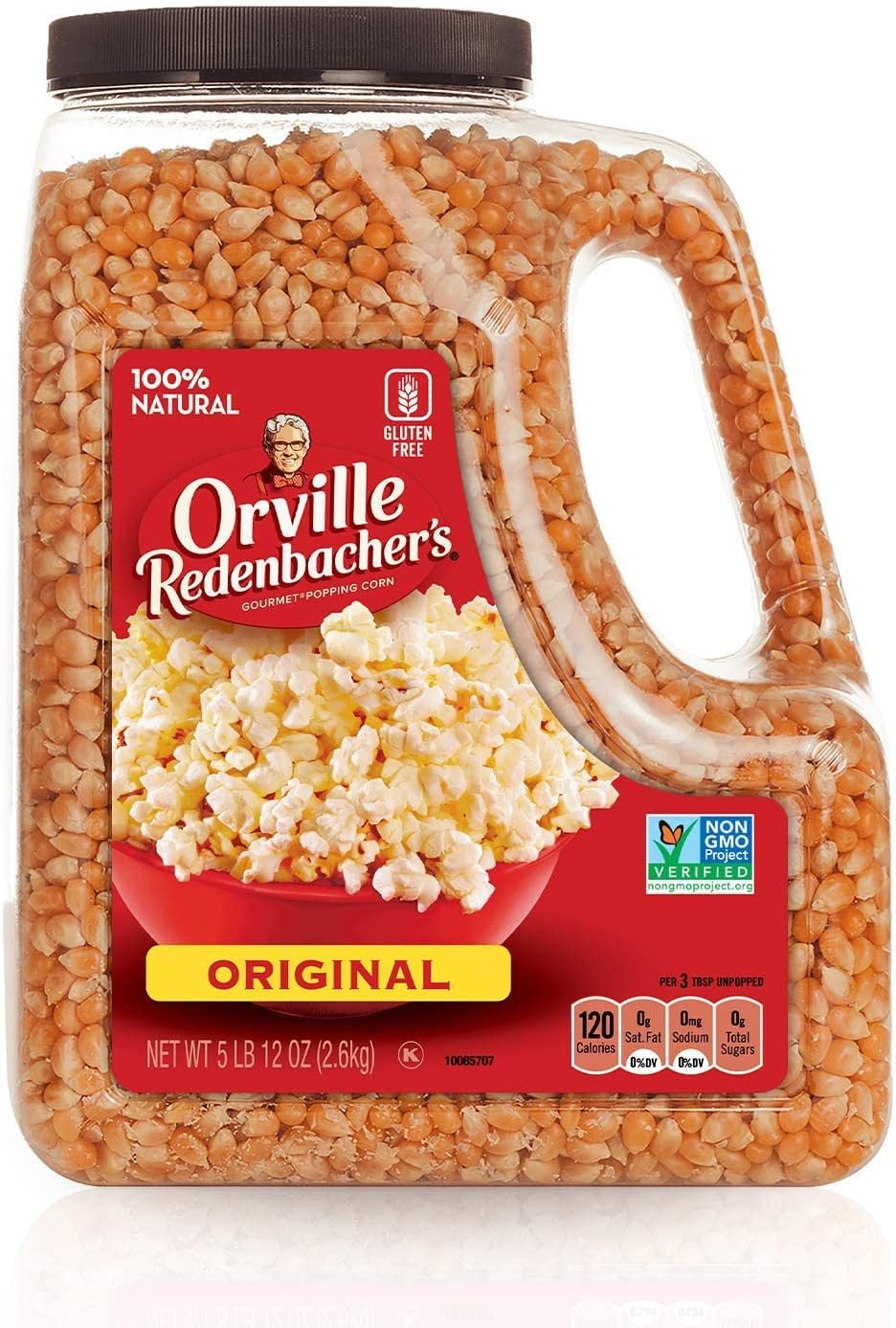 Orville Redenbacher's Gourmet Popcorn Kernels, Original Yellow, 5 lb