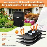 Tavaler Grillhuzat Vízálló 90x70x110cm 600D Oxford Szövet Gázgrill Védőhuzat 4