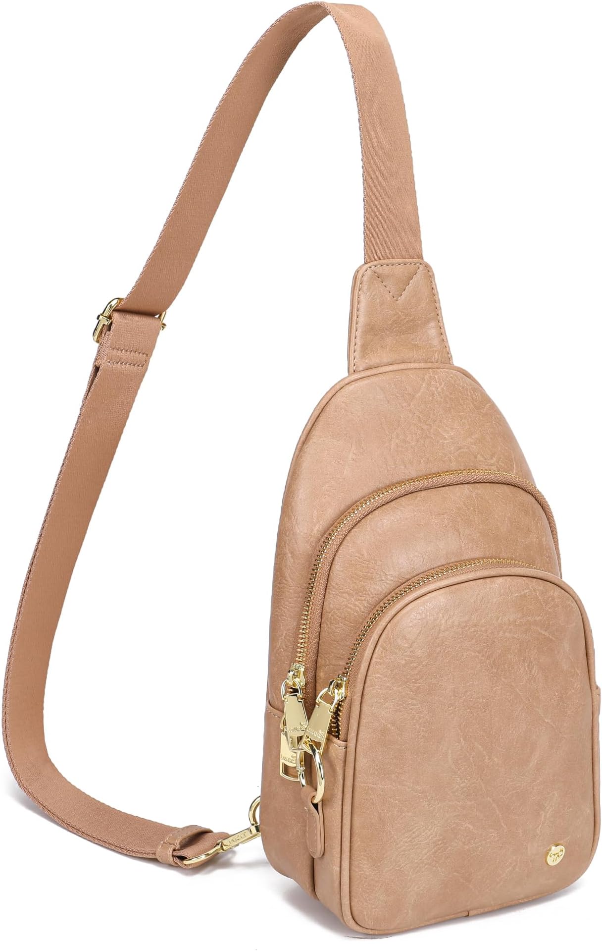 Small Crossbody Sling Bags Faux Leather Fanny Packs Purses for Women Everyday & Travel