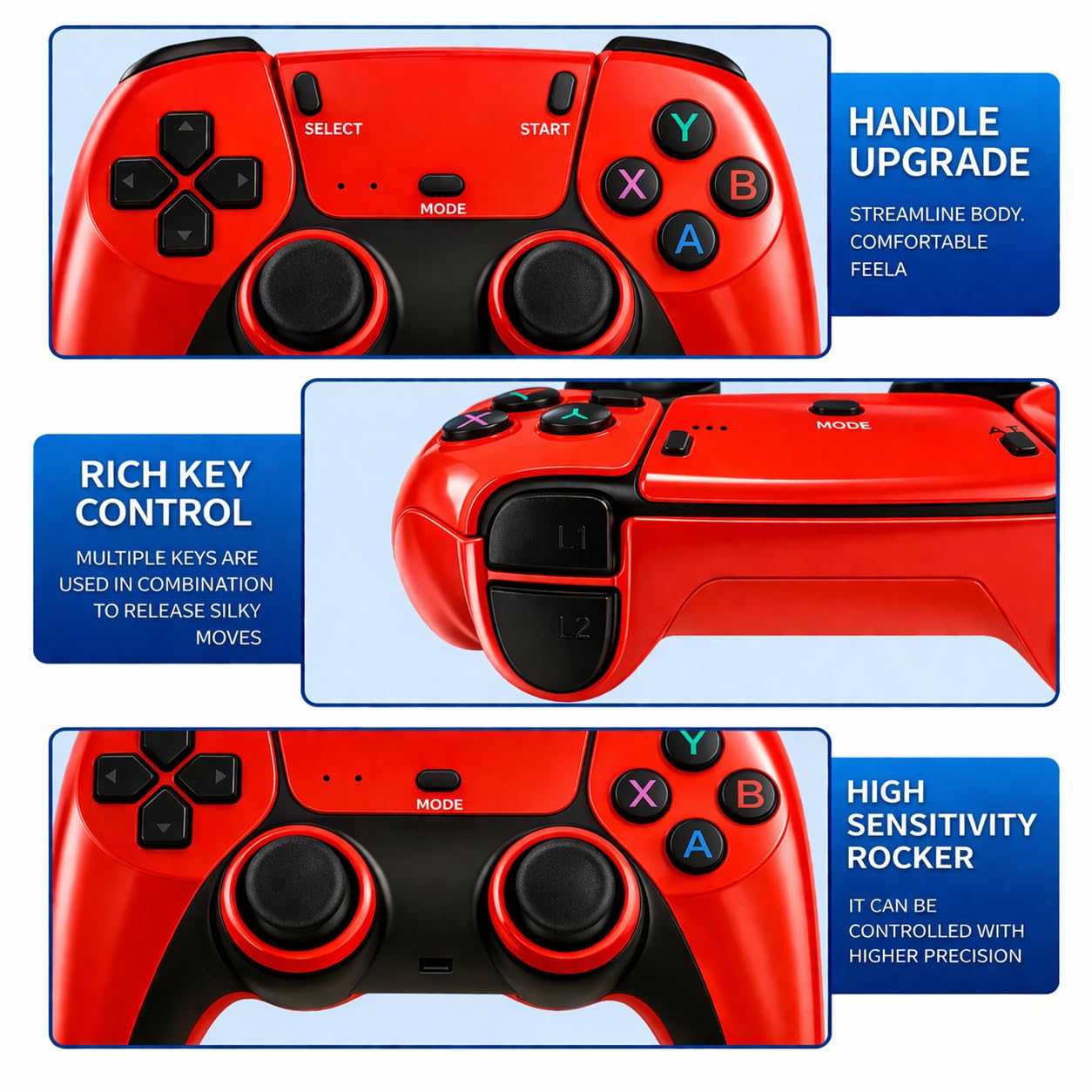 MONEX Wireless Retro Game Console Stick, Plug & Play 4K HDMI Gaming Device with 10000+ Built-in Games, Dual Wireless Controllers, Classic Video Game System for TV (No Internet Required) 4