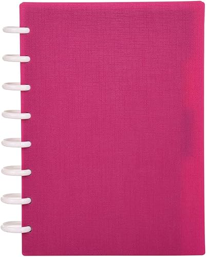 Vista 116 de Talia - Agenda personalizable con aros, (Fireworks Deep Lake, con discos Deep Lake, tamaño mediano (7.5 x 9.75 pulgadas).