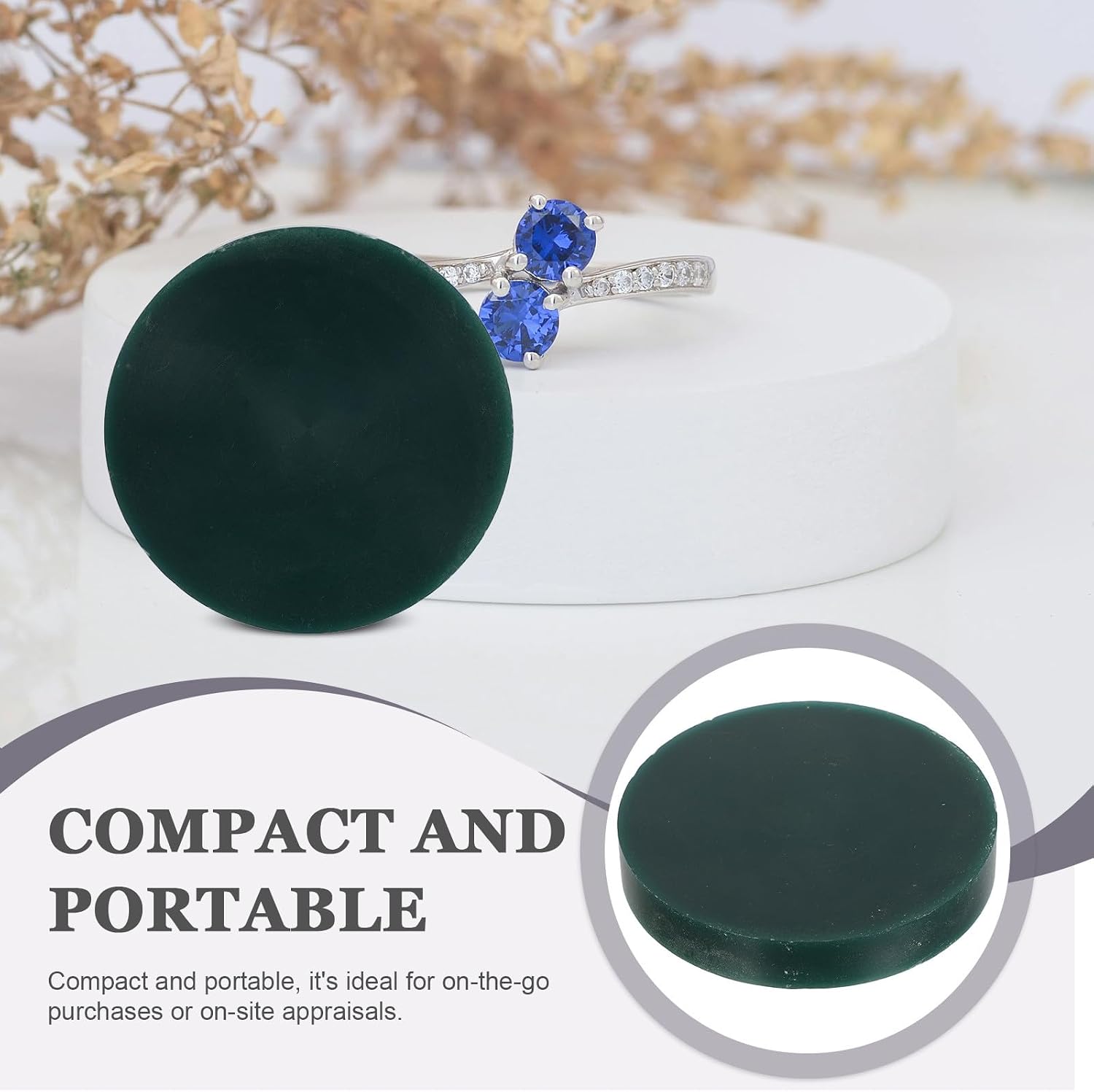 Gogogmee Carving Wax Block for Jewelry: Green Wax for Casting Sculpting and Molding Tool - Fit DIY Craft Rings and Jewelry Patterns Making, 4" Dia, 0.6" Thick