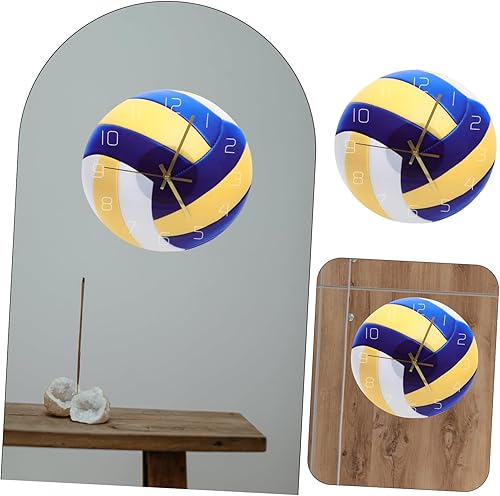 Miniatura 8 de Garneck Reloj de pared deportivo para baloncesto, silencioso, decorativo, silencioso, para sala de estar, dormitorio, habitación de los niños