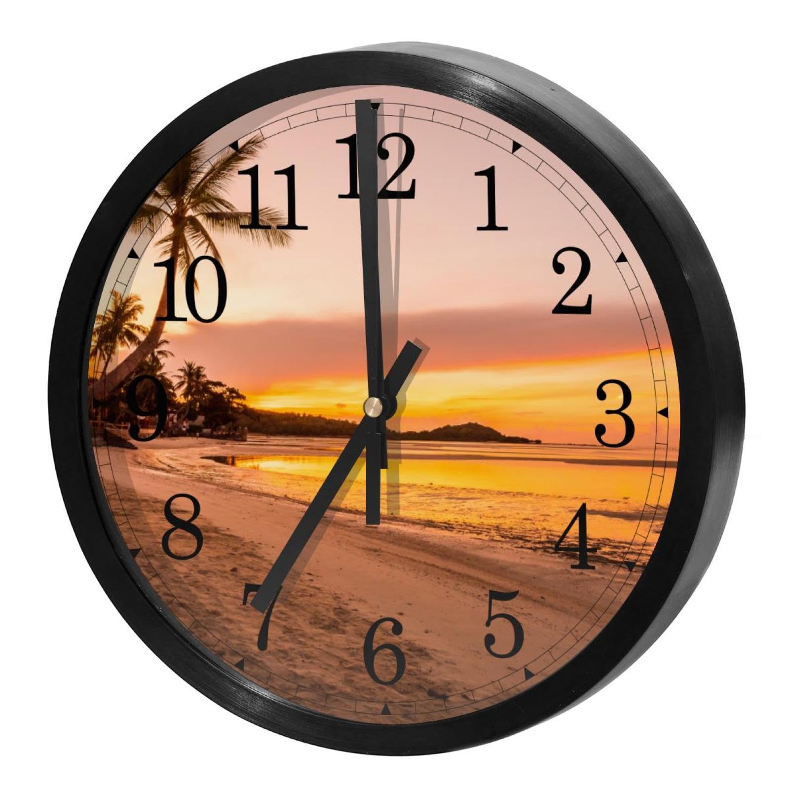 Horloge murale silencieuse sans tic-tac pour retrouver le sommeil au bureau