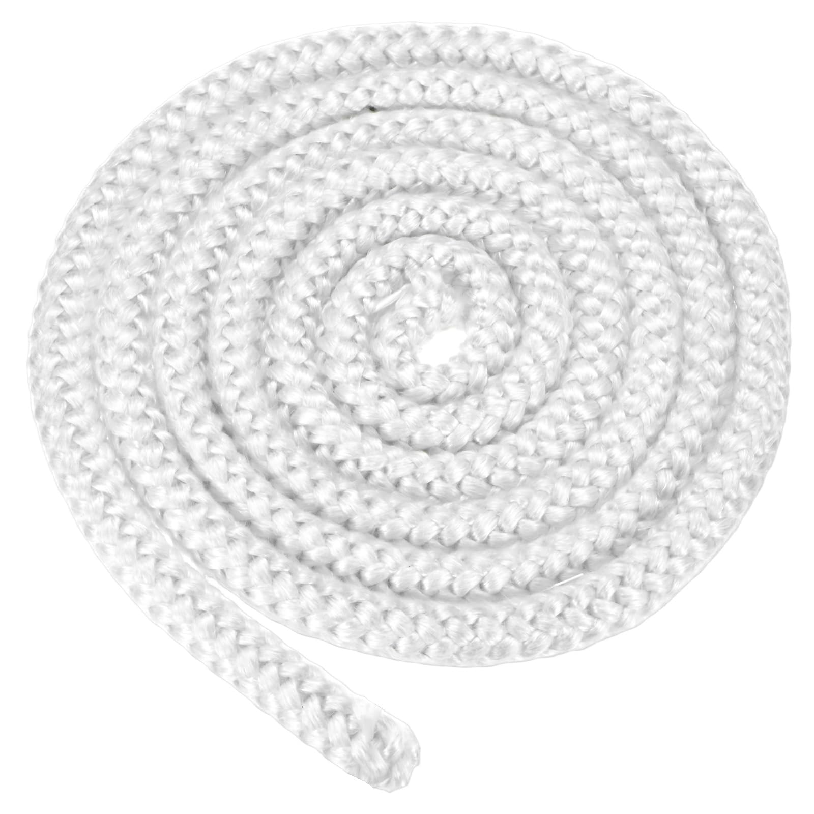 Joint de poêle à bois en fibre de verre blanche 1,27 x 220 cm