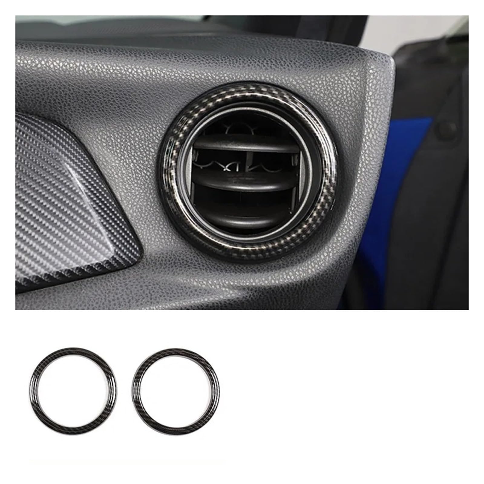 Car Accessory for Subaru for BRZ for Toyota 86 GT86 2012-2020 ABS Car Shift Armrest Panel Sticker Interior Modification Accessories 2 Pieces Interior Mouldings(J)