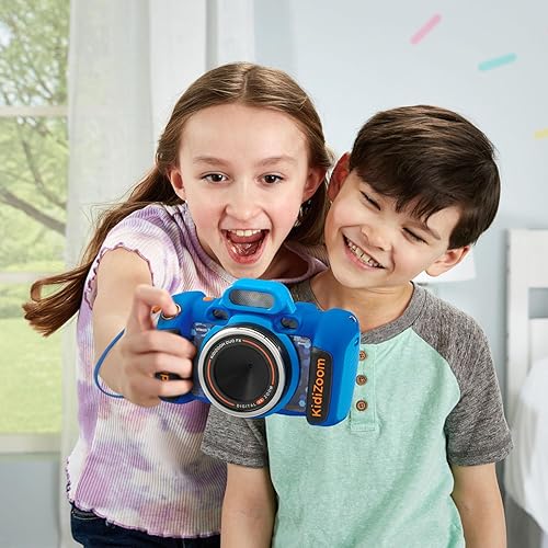Miniatura 5 de Cámara VTech KidiZoom Duo FX para Niños, Cámaras Digitales Duales, Azul Azul,Rosa