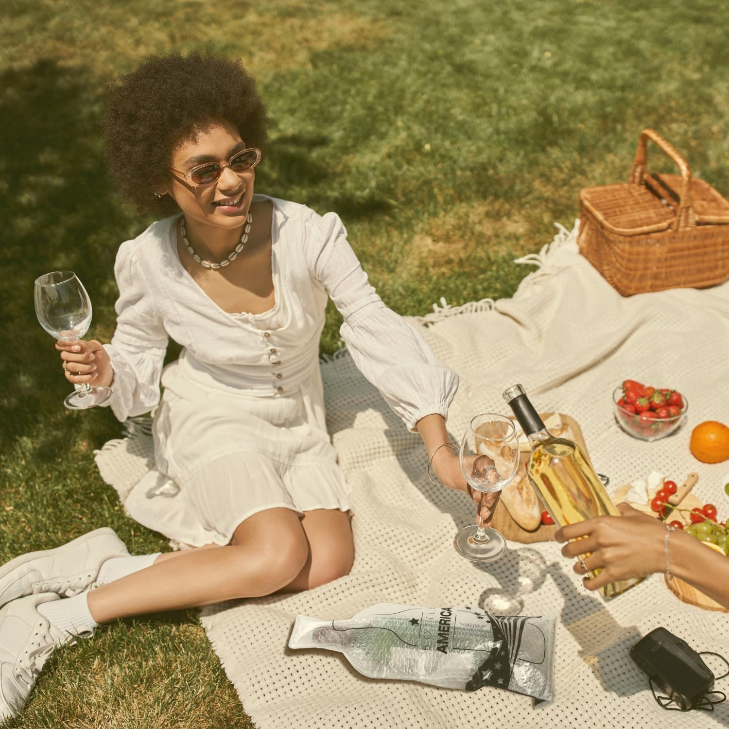 JIMMY THE FOX | Reusable Wine Bags for Travel | 3-Pack | Durable Triple-Layer Bottle Protector Sleeve | Leak-Proof & Impact-Resistant | Airplane & Cruise Luggage | Wine Lover Gifts - Bottle America - Image 8