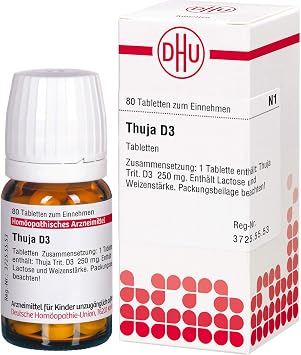 DHU Thuja D3 Tablets Pack of 80 Tablets