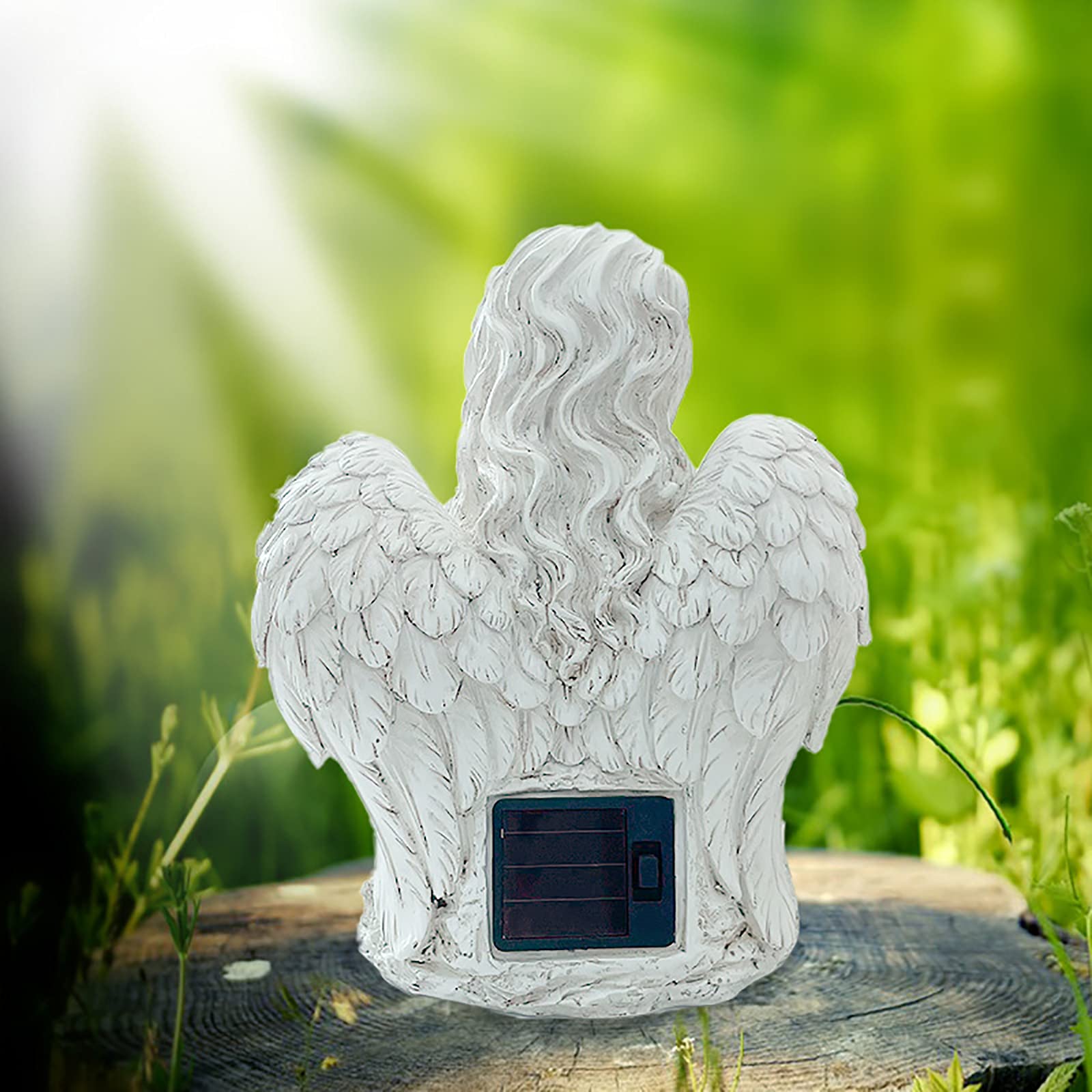 gaibian Bloem Fairy Sculptuur Tuin Landscaping Yard Art Ornament Hars Turek Zitten Standbeeld Voor Outdoor Angel Meisje Beeldjes Craft