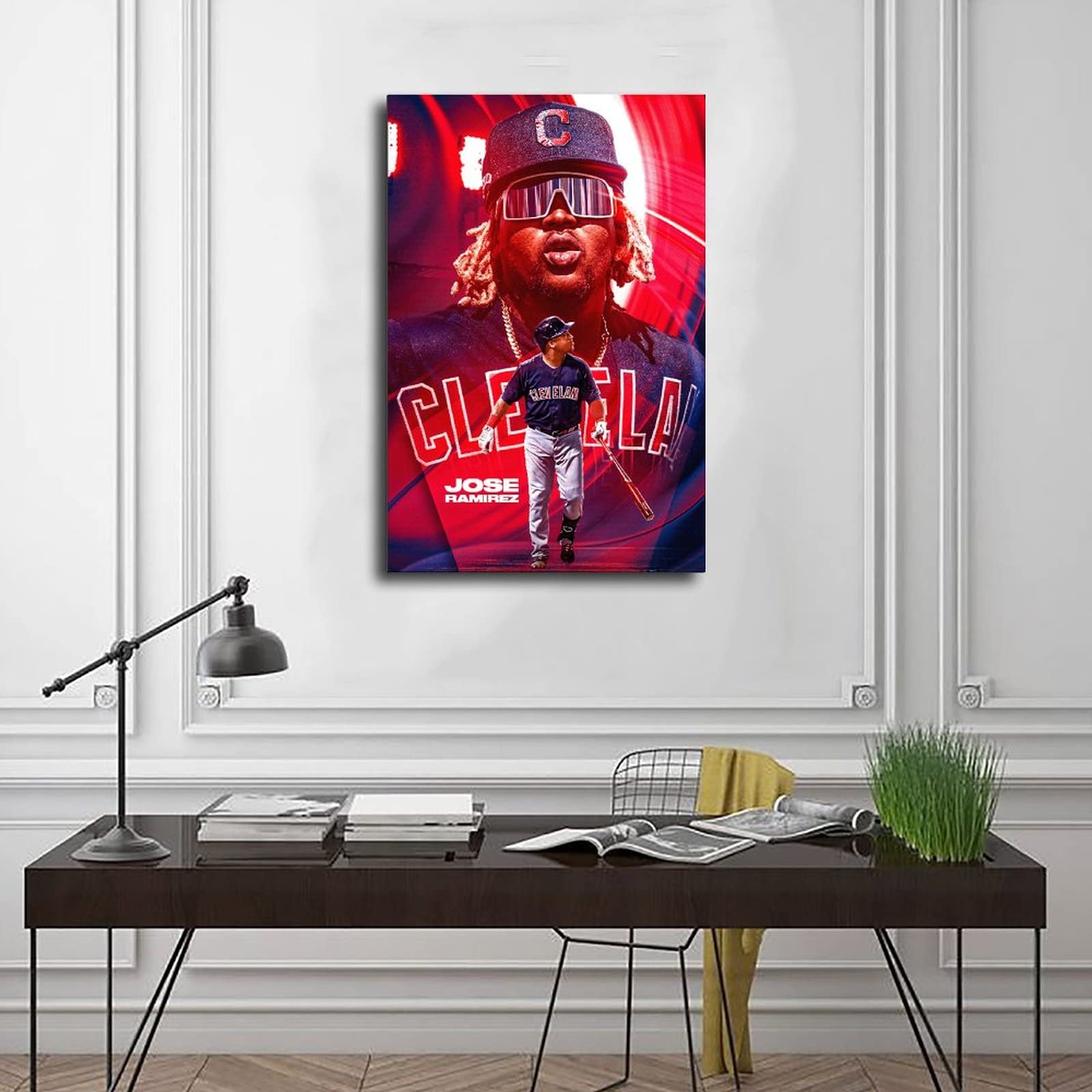 Amazon.com: Jose Ramirez Baseball Poster3 Canvas Boutique Poster 