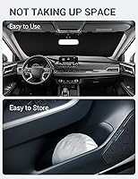 Vista 198 de Proadsy Parasol para parabrisas actualizado 2026, ajuste personalizado, Lexus NX 2022-2025 2026, 4 capas, plegable, protector de parasol frontal que