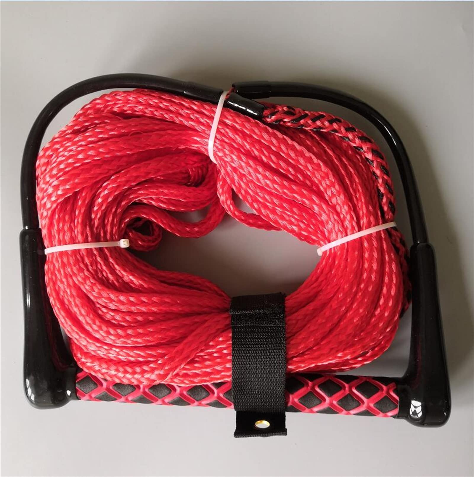 1pcs 23M Ski de Ski de Ski de sécurité Surf Surf sur la Ligne de remorquage Laisse Cordon de Laisse avec poignée Eva Grip pour Le Wakeboard Kneboard Surf Surf (Couleur : Rouge)