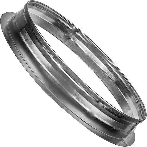 Vent Systems Placa de conector de conducto de ventilación de aire de 10 "pulgadas Brida de conector de conducto de ventilación recta de tubería de