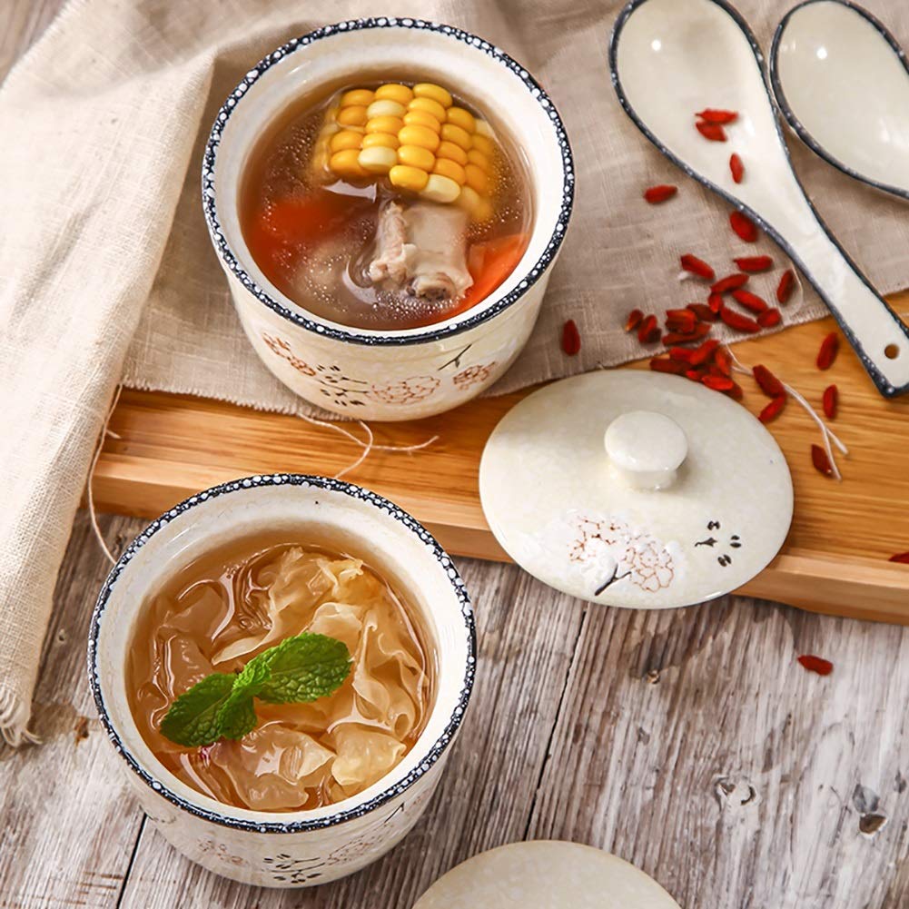 Amazon.co.jp: 蓋付きスープボウル ホームスチームスープボウル