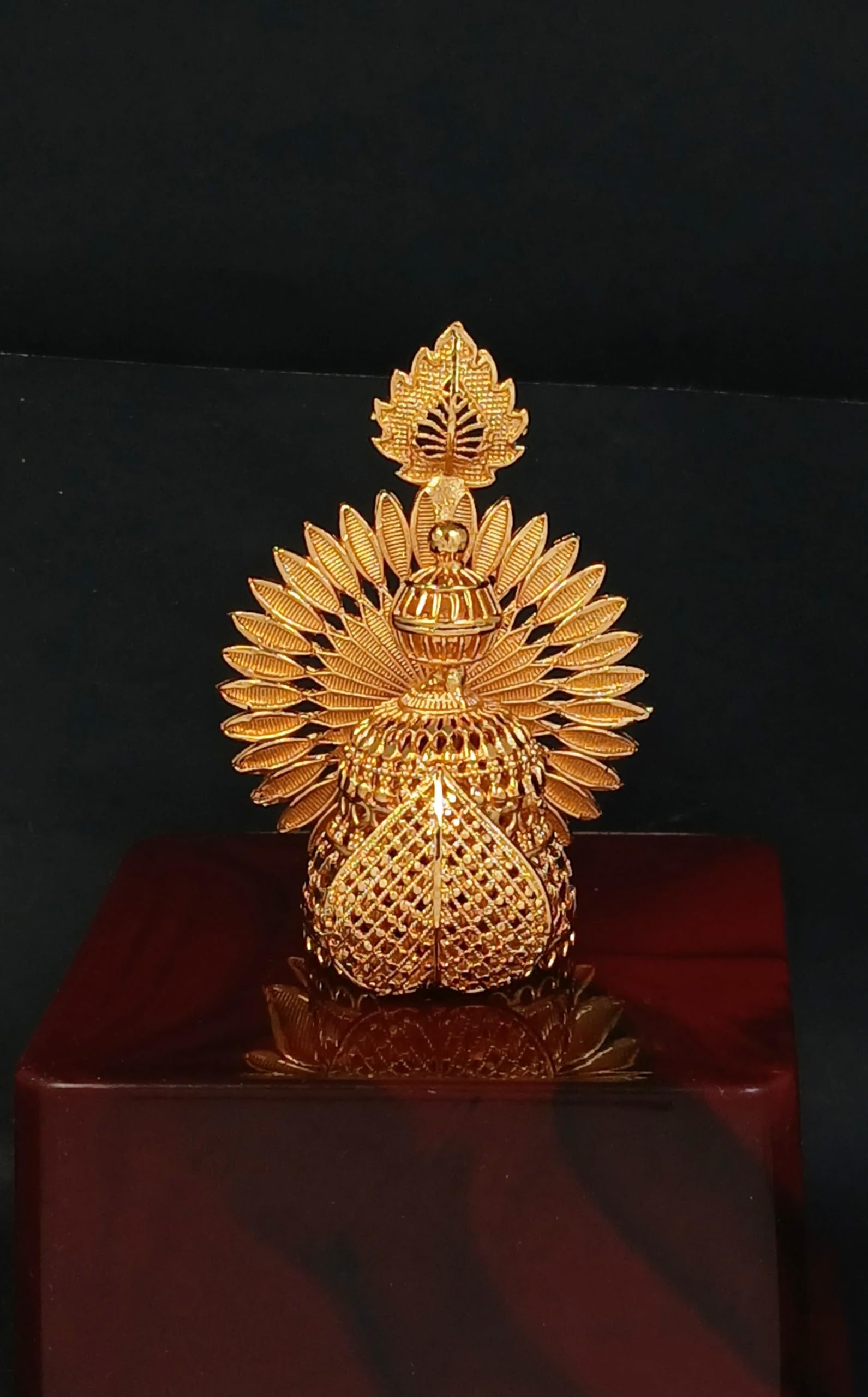 スワロフスキー Darigold, Light Topaz 置物　管mpr Swarovski Crystal Darigold, Light Topaz Flower Figurine - 957575