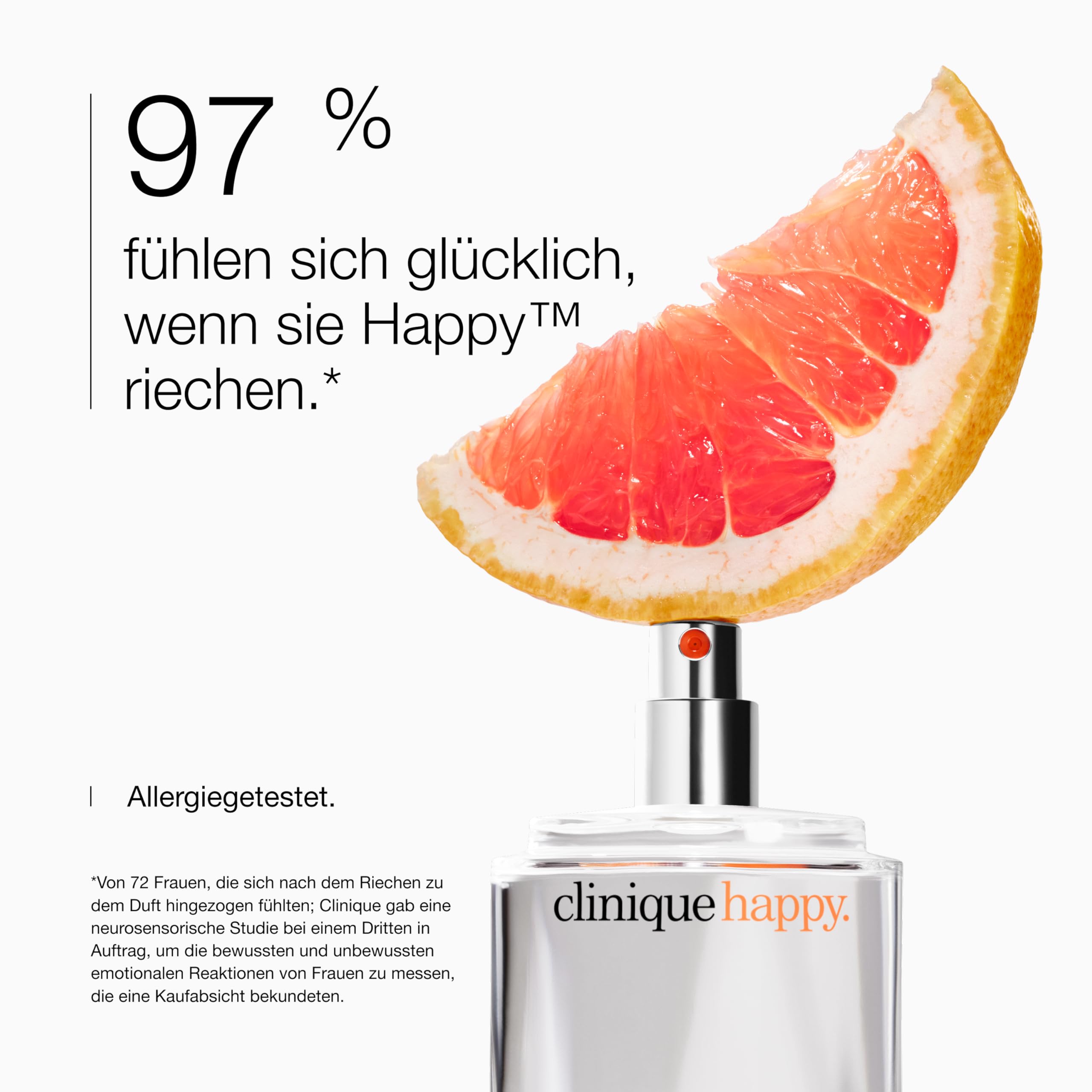 Clinique Happy™ Eau de Parfum Spray | Ikonisches Parfum für Damen | leuchtende Zitrusnoten + blumige Frische + gute Laune