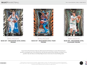 Panini 2024-25 Select Basketball Hobby Mega Trading Card Box (Green & Blue Stars Prizm)
