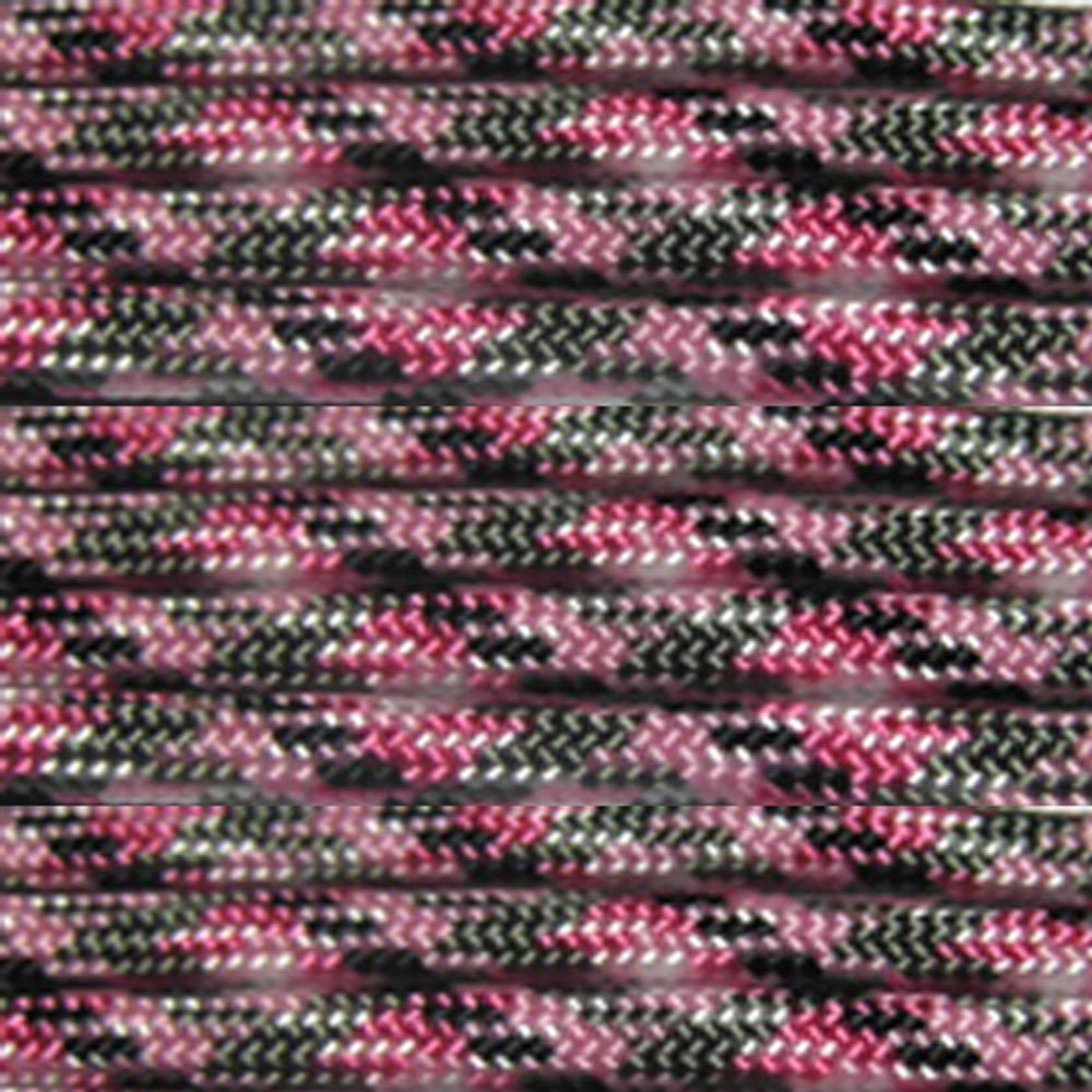 PARACORD PLANET 100 Feet Nylon 550Lb Type Iii 7 Strand Paracord Sneaky Pink Camo โ image 1