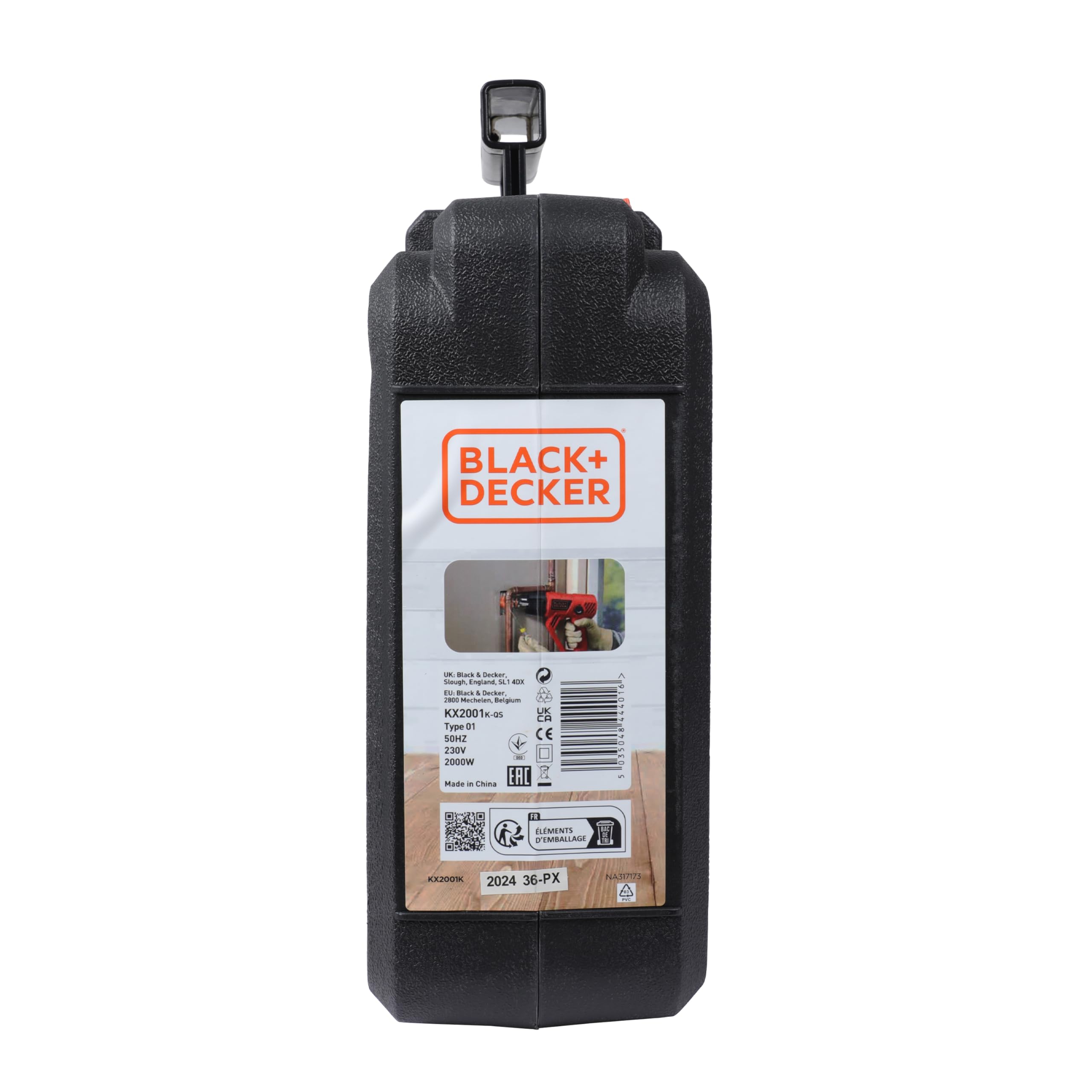 BLACK+DECKER KX2001K Decapador de 2000 W con maletín (230 V)