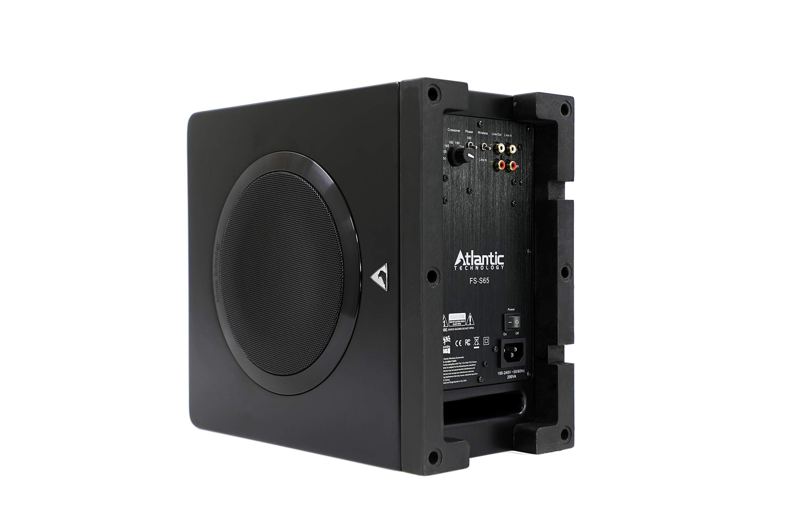 Atlantic Technology FS-S65 Compact Wired/Wireless Powered Subwoofer (6.5 Inch Subwoofer)