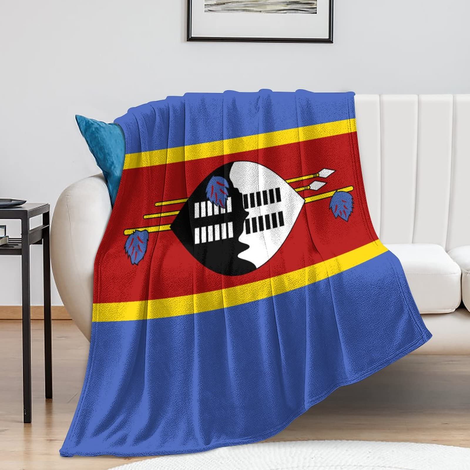 Couverture Swaziland antistatique tissu doux et chaud pour lit et chaise