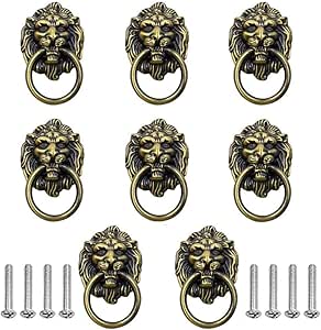 2-tlg. Türknäufe Zinklegierung & Keramik - Möbelgriffe Schwarz/Weiß