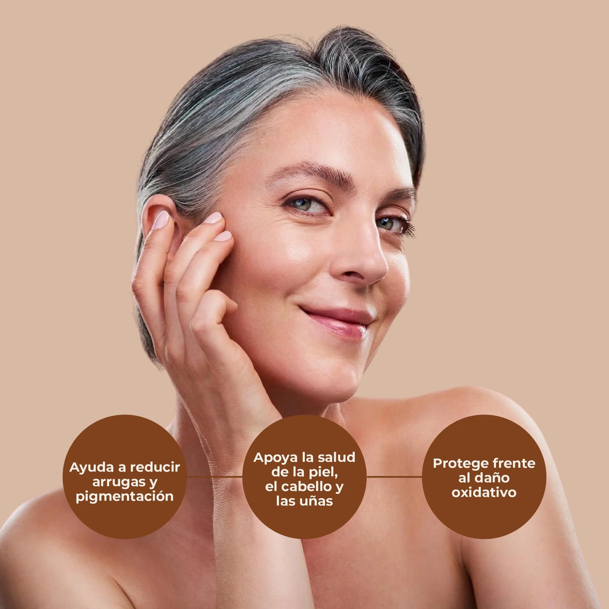 GOLD COLLAGEN Forte - Complemento de Colágeno Marino Hidrolizado Antiarrugas para Sistema Inmunitario con Vitamina C y Ácido Hialurónico, Biotina para el Cabello Piel y Uñas 1 Caja 10 Botellitas 50 ml