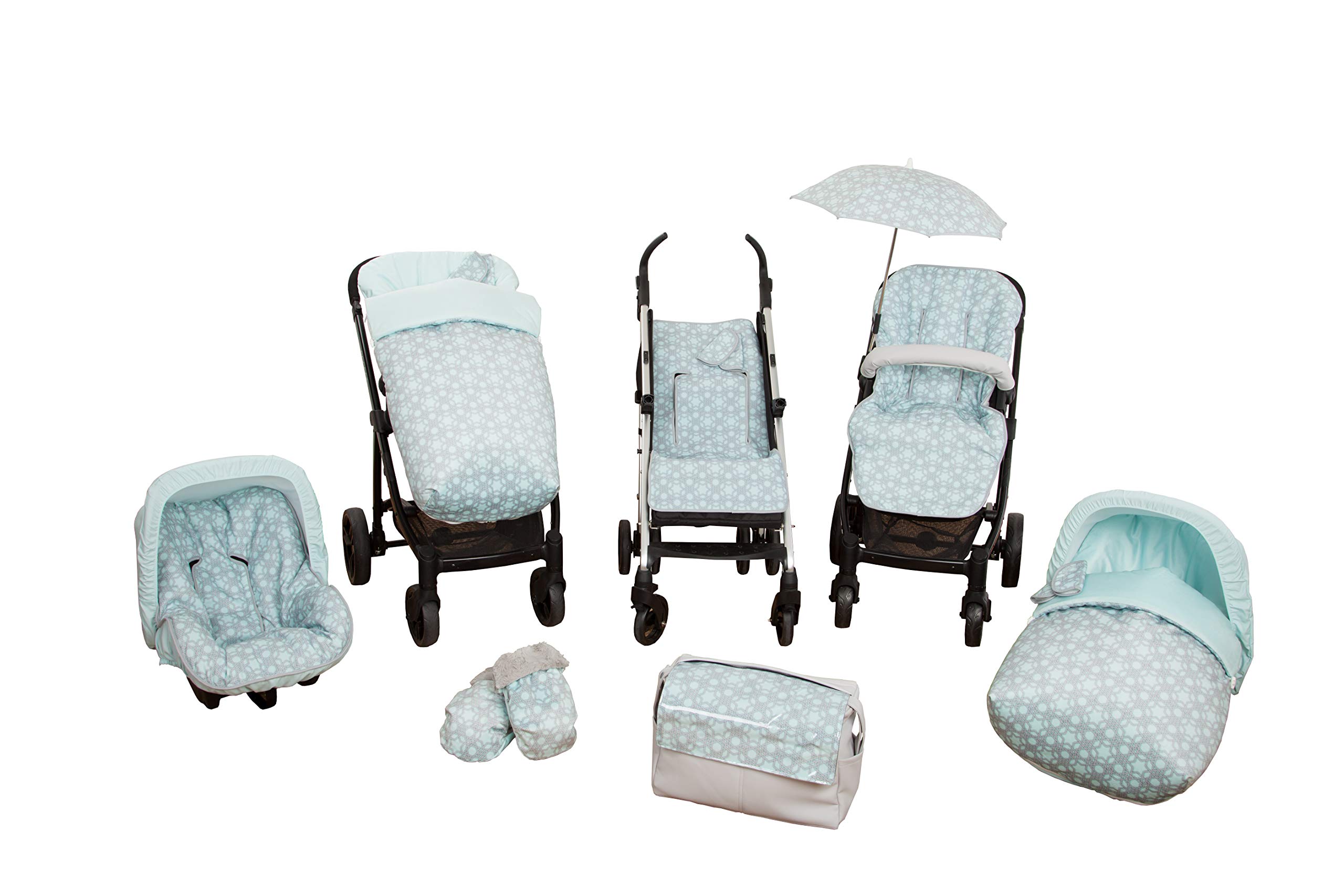 Babyline Mosaico śpiworek z rękawiczkami, uniseks