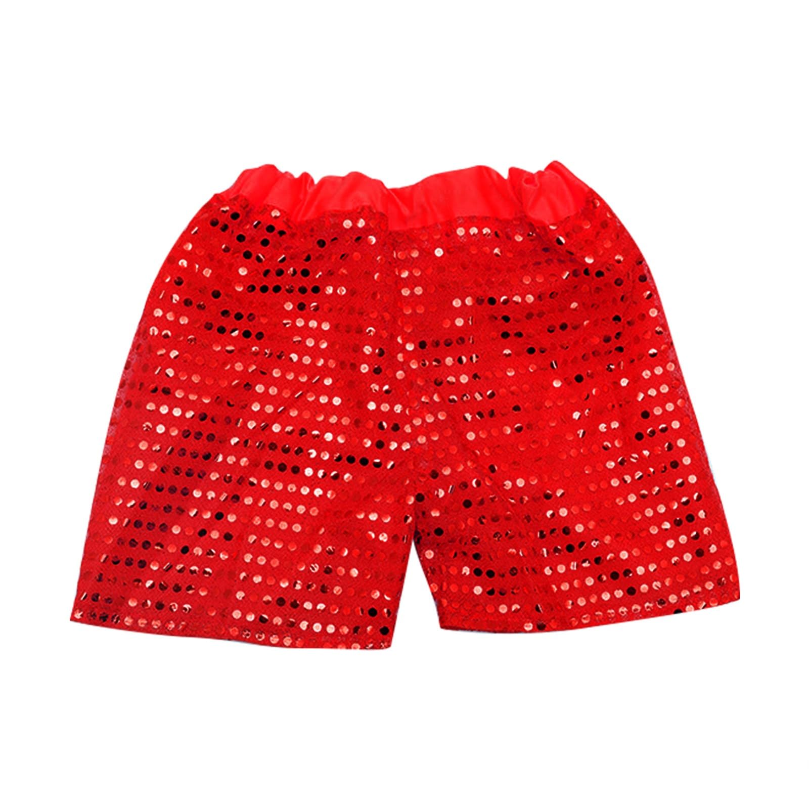 Traje de lentejuelas para niñas, sin mangas, con botones, cuello en V, chaleco brillante y pantalones cortos, para adolescentes y niñas, chaqueta casual de verano, chaleco para fiestas