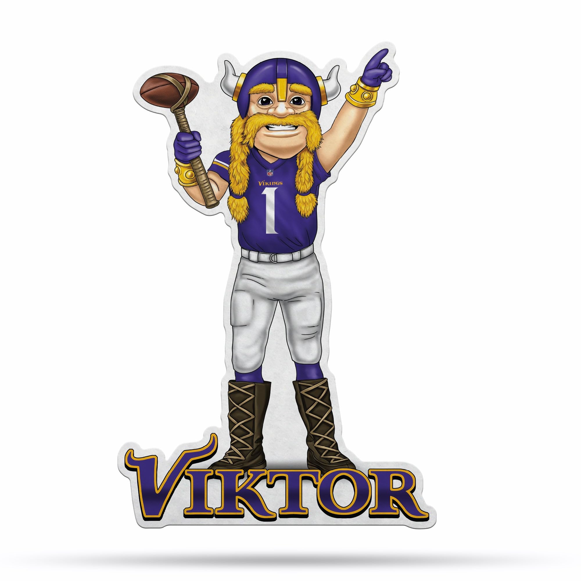 Fanion de mascotte NFL Minnesota Vikings Rico Industries, cadeau idéal fan