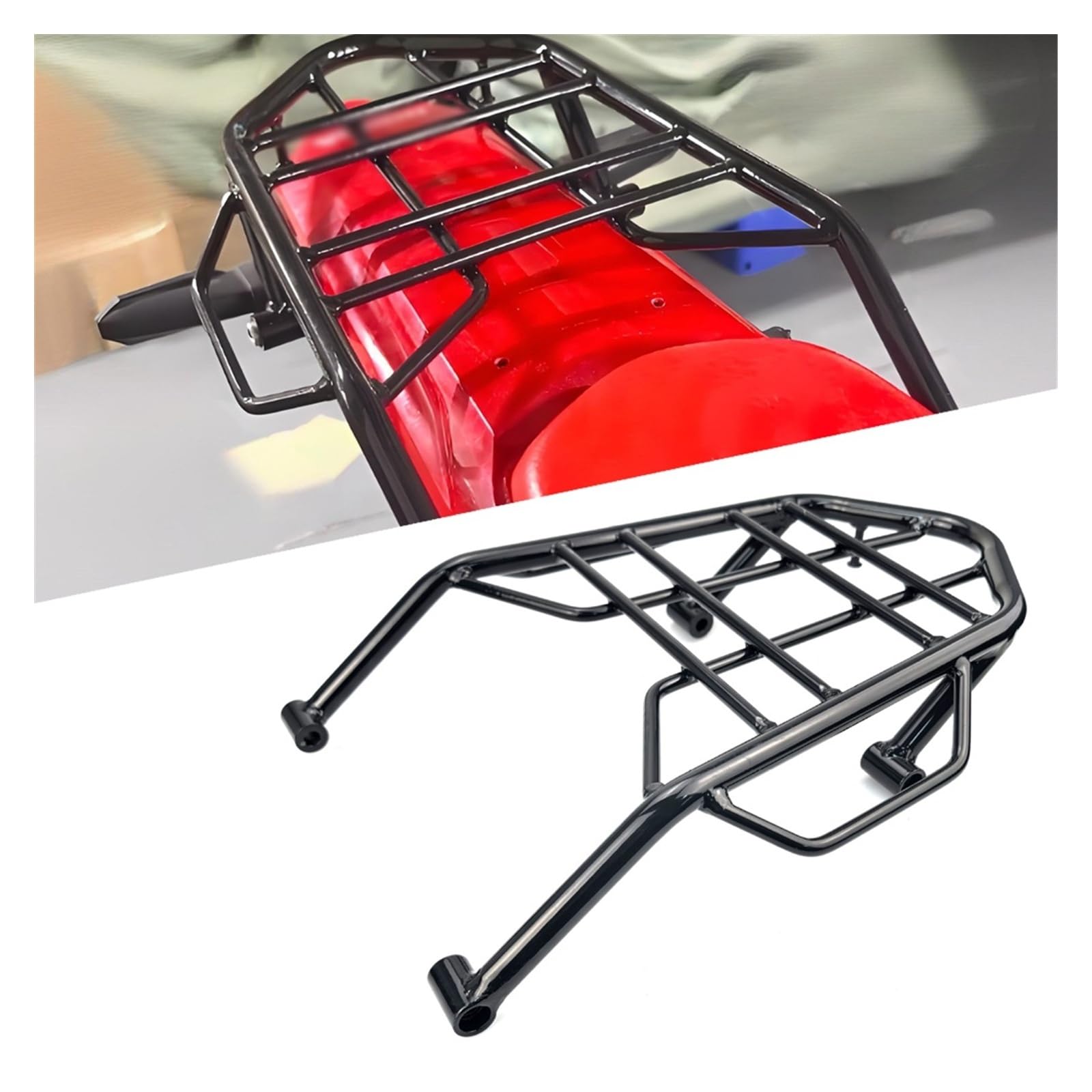 Supporto per Bagagli per Moto Per CRF300 Per Rally 2021-2023 Moto Cargo Rack Scatola Di Immagazzinaggio Supporto Posteriore Portapacchi Rack