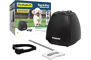 PetSafe Stay & Play Wireless Dog Fence with Replaceable Battery Collar