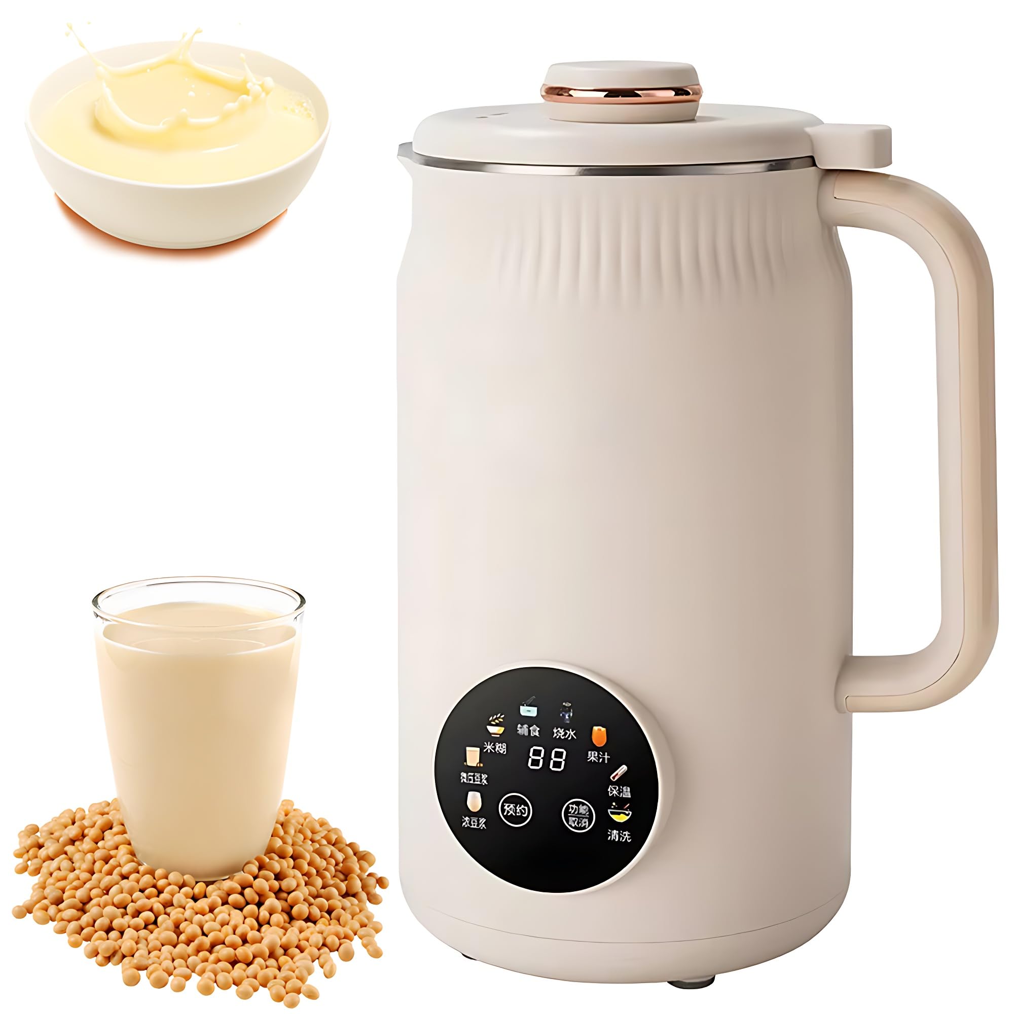 Machine à lait de soja électrique et de noix automatique 1.2L avec commande tactile