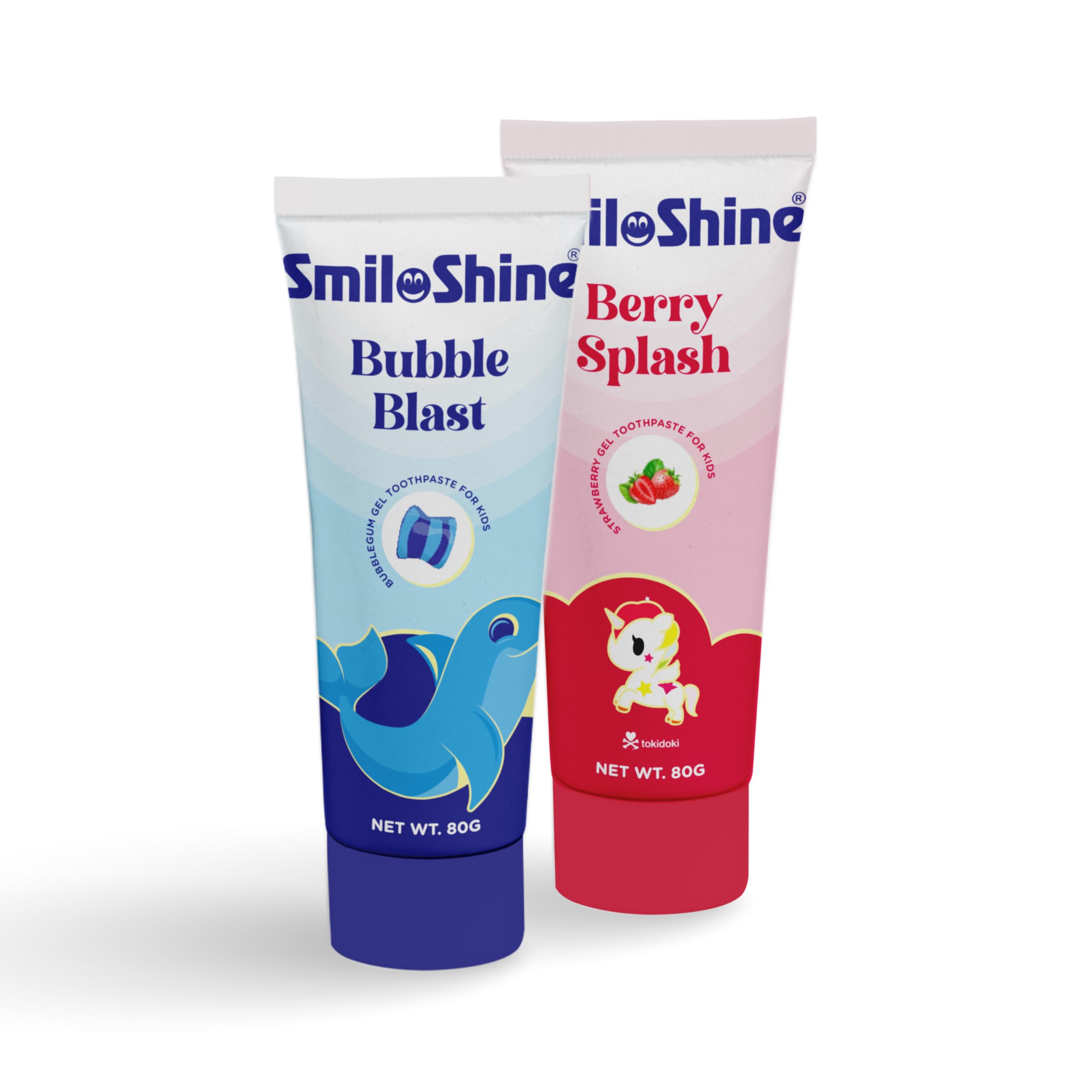 80g x 2 Pack Gel Toothpaste for Kids Toothpaste Baby Plaque Removal,Fluoride Free, SLS Free, No Artificial Flavors, Prevents Cavities, Effective Oral Care (Bubblegum + Strawberry)-image-35