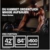 Bulk Complete Mass Gainer Vanilla 6 Servings 42 g Protein per Serving 84 g Carbohydrates 500 kcal per Serving Calorie Rich Gainer Supports Muscle Building and Preservation 1 kg