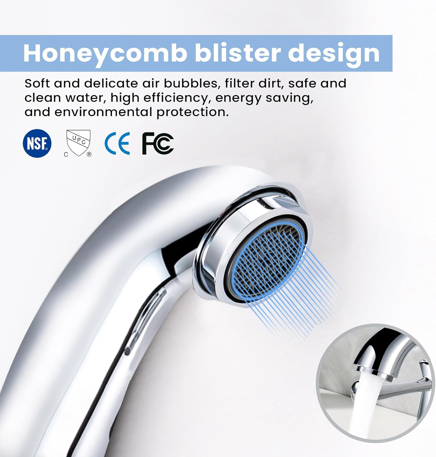 Touchless Bathroom Faucet for 3 Holes 3 Handles, Controlling Temperature & Adjustable Water Flow, Short & Long Induction Modes, Auto Motion Sensor Bathroom Faucet Set (29183 Brushed Nickel)