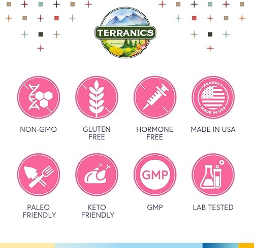 Miniatura 9 de Terranics Probióticos diarios para mujeres 200 mil millones de 32 cepas probióticos para mujeres con arándano prebióticos y enzimas reequilibrar la
