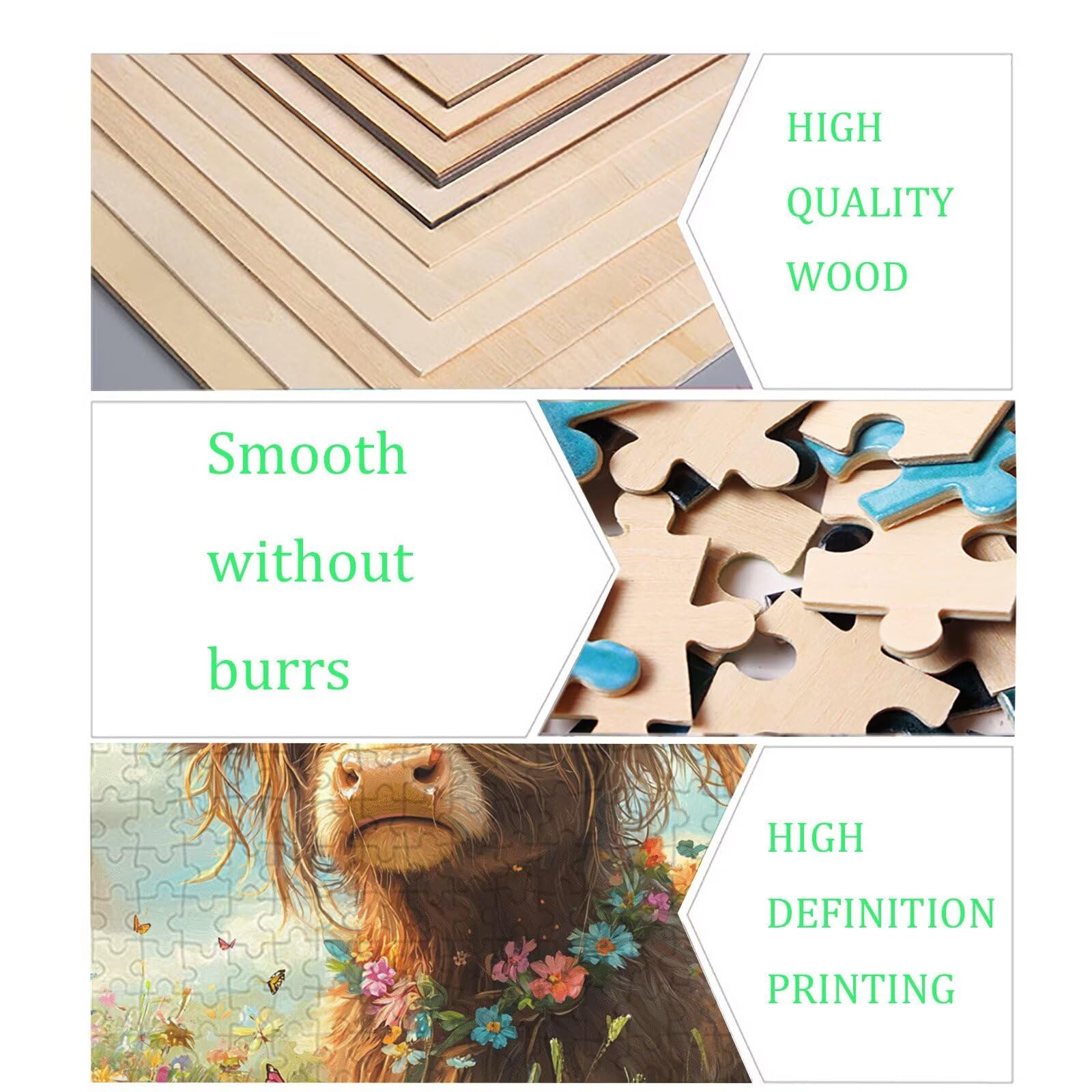 Puzzle 6000 elementów, Motyl Wół Puzzle 6000 elementów dla dorosłych i dzieci, Premium artystyczna łamigłówka, 179,5 x 105,5 cm Klasyczna gra Puzzle dla dorosłych, dekoracja domu, prezent dla mężczyzn