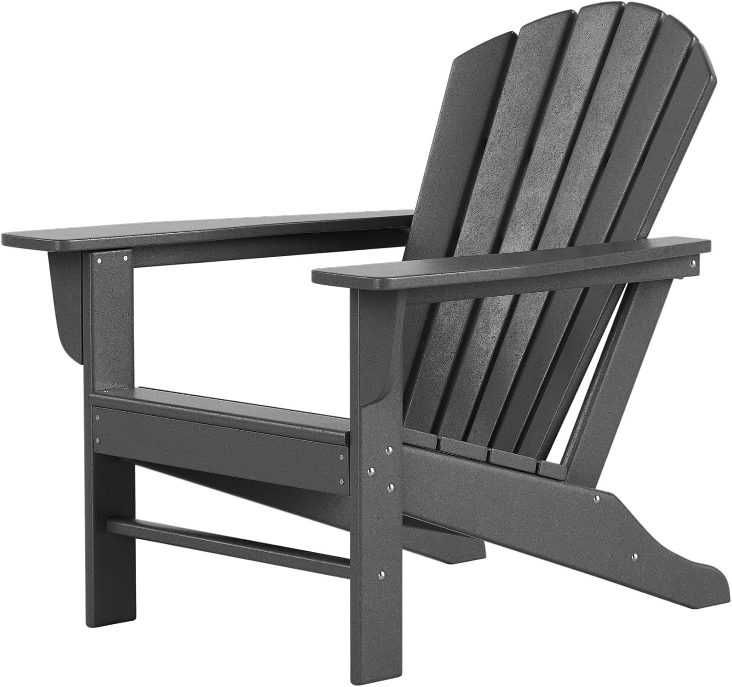 Costaelm Lawn Chairs, Front Porch Chairs HDPE Balcony Pool Adirondack Chair, Modern Outdoor Patio Chair, Garden Resin Lounge for Outside, Turquoise